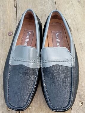 Steve Harvey Collection Men's Moc Toe Penny Loafers Size 10.5